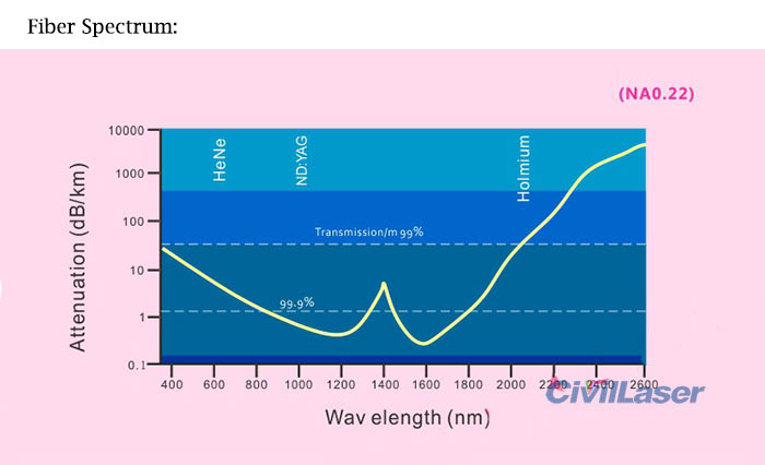 SMA905 Holmium Laser Fibers